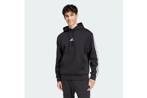 Adidas Performance Essentials 3-Stripes Fleece Hoodie Ανδρικό (JE6297)