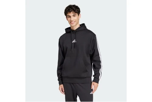 Adidas Performance Essentials 3-Stripes Fleece Hoodie Ανδρικό (JE6297)