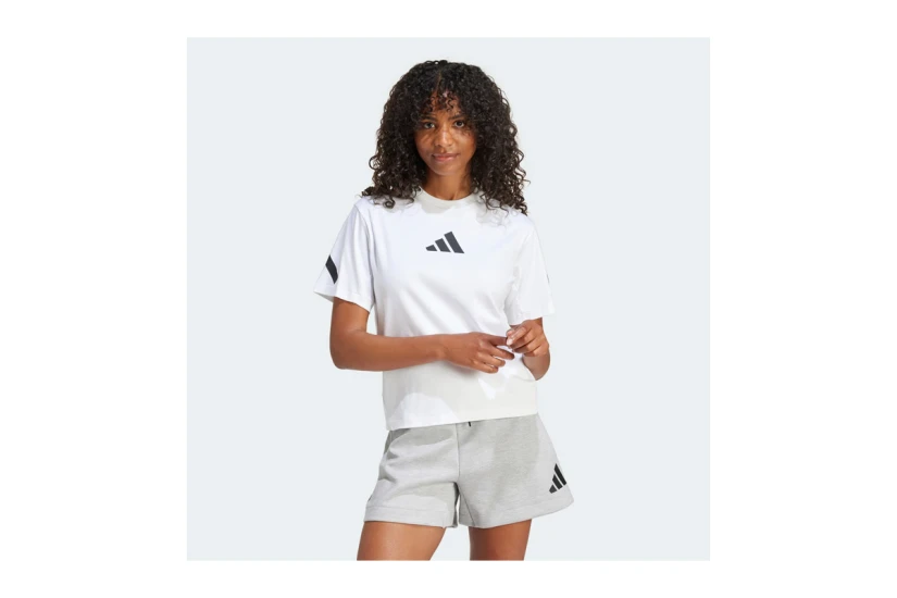 Adidas Performance Z.N.E. Γυναικείο Κοντομάνικο T-Shirt Λευκό