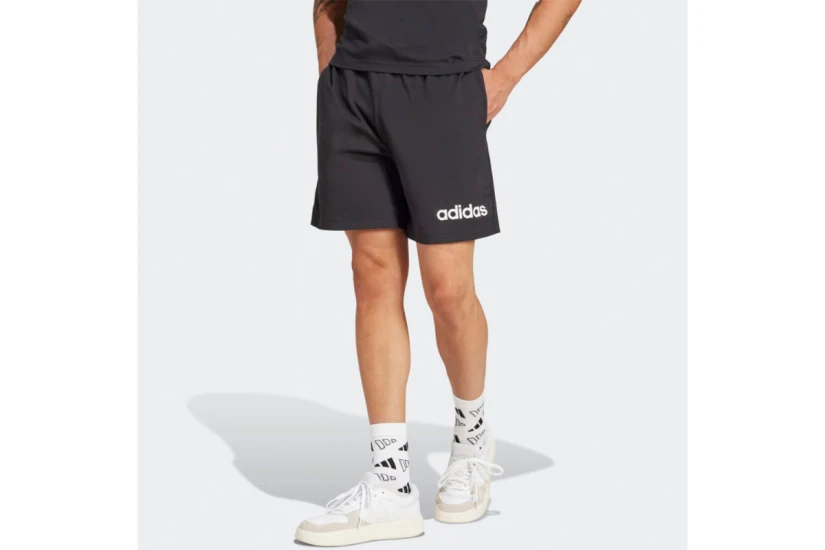 Adidas Performance Essentials Linear Jersey Ανδρική Αθλητική Βερμούδα Μαύρη