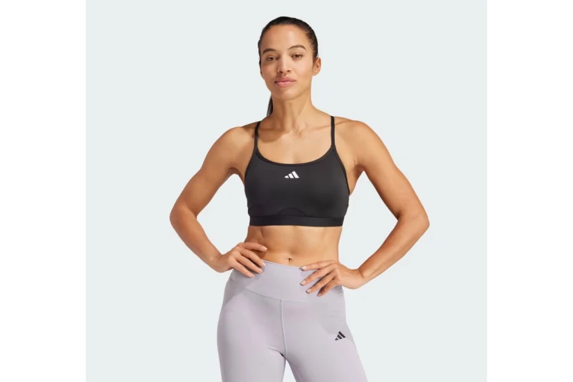 Adidas Performance Aeroreact 3 Stripes Γυναικείο Αθλητικό Μπουστάκι Μαύρο