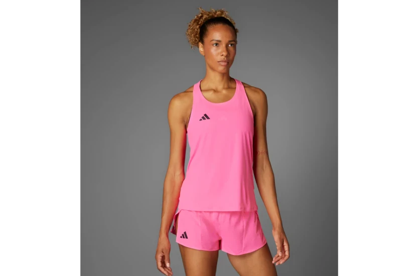 Adidas Performance Adizero Αμάνικη Γυναικεία Μπλούζα Φούξια