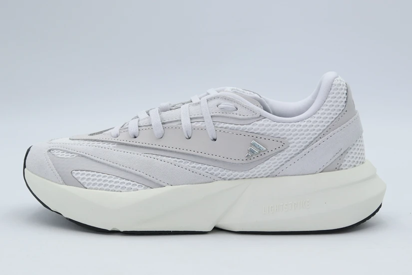 Adidas Lightblaze Ανδρικά Sneakers Λευκά, Γκρι Ανοιχτό, Εκρού