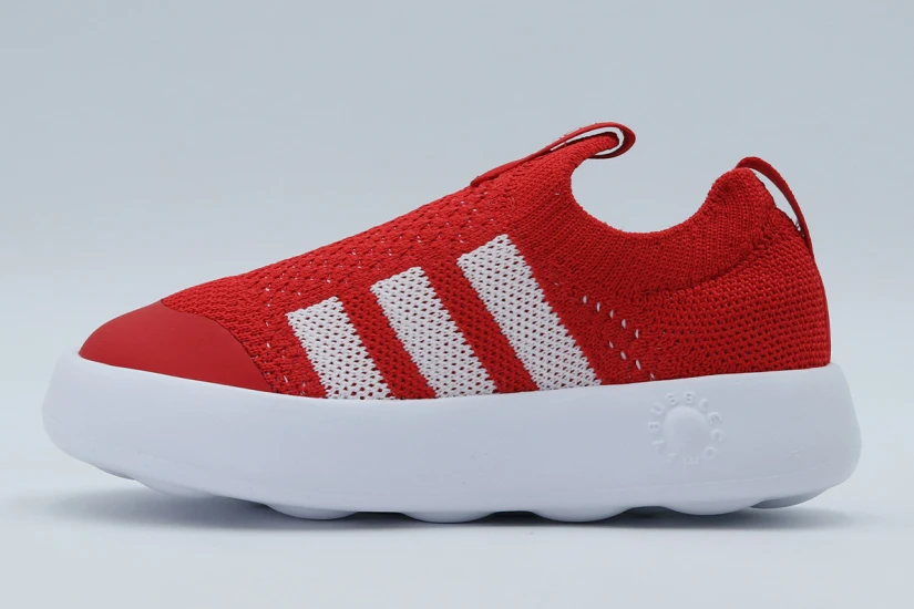 Adidas Performance Bubblecomfy Βρεφικά Sneakers Κόκκινα, Λευκά