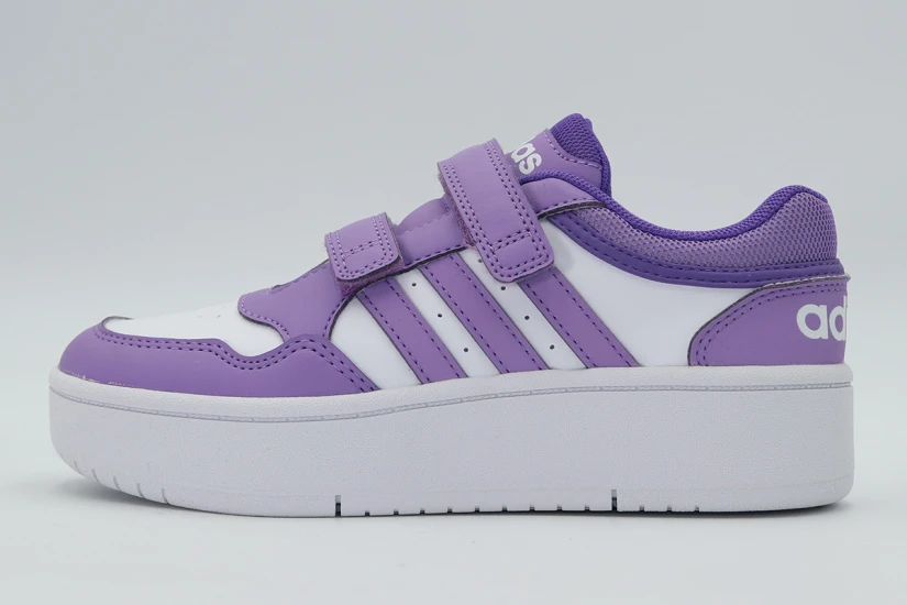 Adidas Performance Hoops 3.0 Bold Παιδικά Sneakers Λιλά, Λευκά