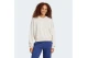 Adidas Essentials Feelcozy Γυναικεία Μπλούζα με Λαιμόκοψη Εκρού