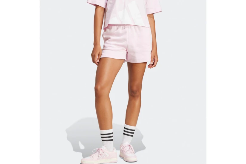 Αdidas Performance Essentials Small Logo Feel Cozy Γυναικείο Αθλητικό Σορτς Ροζ