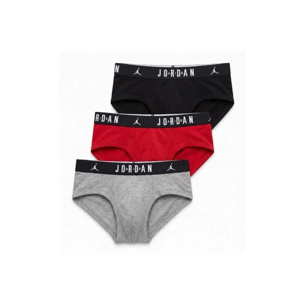 Jordan Flight Cotton Εσώρουχο Σλιπ 3-Τεμάχια (JM0743 H24)