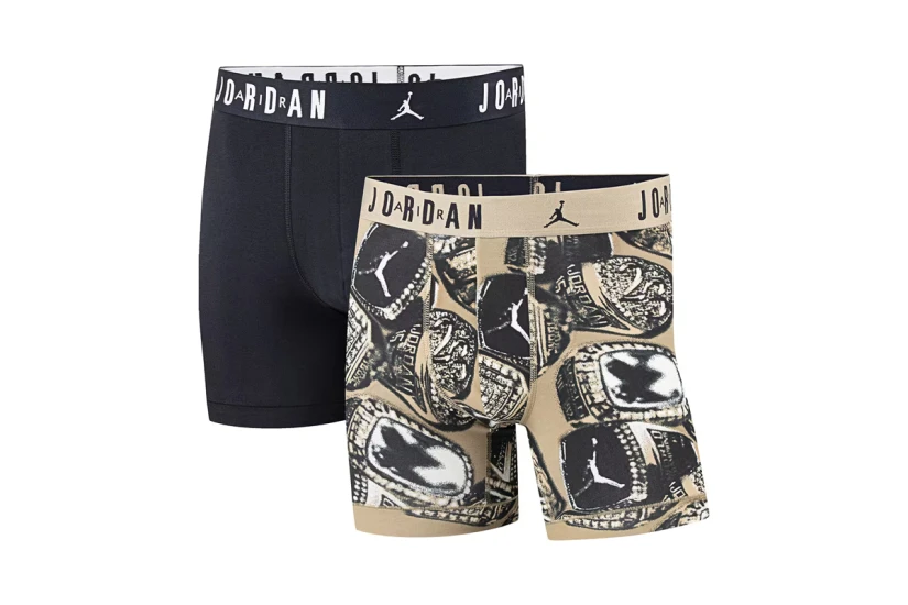 Jordan Flight Cotton Stretch Ανδρικά Εσώρουχα Μπόξερ 2 Τεμάχια