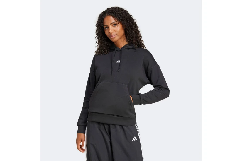 Adidas Essentials Small Logo Feelcozy Γυναικείο Φούτερ με Κουκούλα