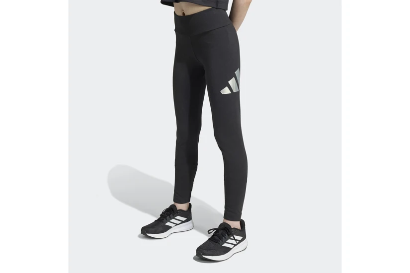 Adidas Performance Everyday Glam Μακρύ Κολάν Μαύρο, Ασημί