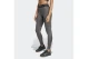 Adidas Performance Hyperglam Rib Γυναικείο Μακρύ Κολάν Ανθρακί, Μαύρο