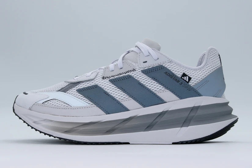 Adidas Performance Adistar 3 Sportswear Ανδρικά Sneakers Λευκά, Γκρι