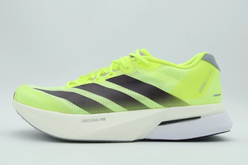Adidas Performance Adizero Boston 13 Ανδρικά Αθλητικά Παπούτσια για Τρέξιμο Κίτρινο Φλούο, Καφέ, Λευκά