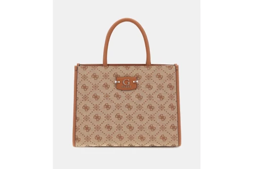 Guess Neda 4G Peony Logo Τσάντα Tote (JP965422 LATTE LOGO)