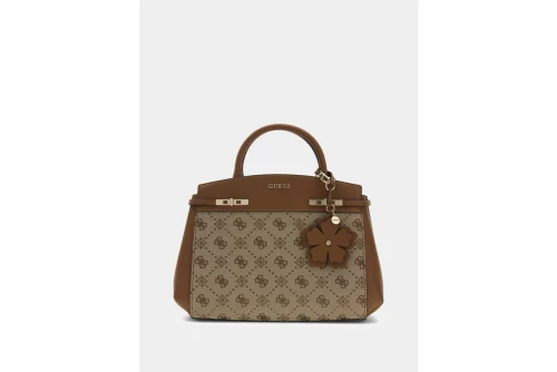 Guess Melinda Logo Τσάντα Χειρός (JP990206 LATTE LOGO)