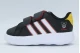 Adidas x Disney Mickey Mouse Grand Court Βρεφικά Sneakers Μαύρα, Λευκά