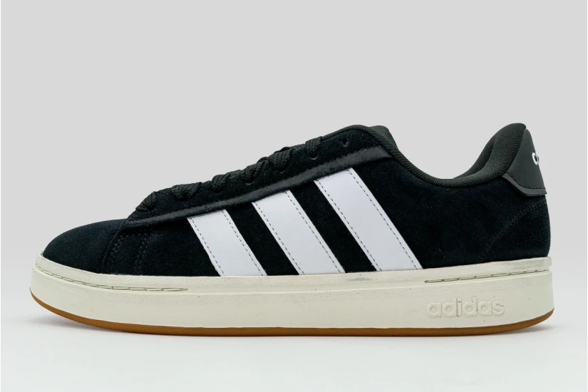 Adidas Grand Court Alpha 00S Ανδρικά Sneakers Μαύρα, Λευκά, Εκρού