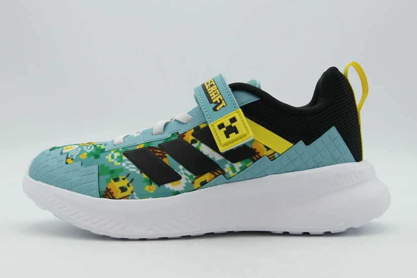 Adidas Performance Minecraft Fortarun 4.0 Παιδικά Sneakers Γαλάζια, Διάφορα Χρώματα