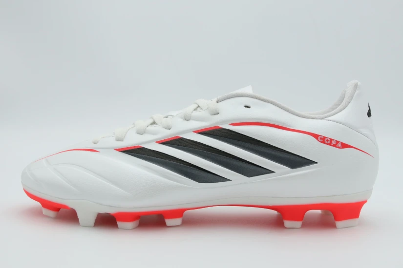 Adidas Performance COPA PURE IV CLUB FG/MG Παιδικά Ποδοσφαιρικά Παπούτσια Λευκά, Μαύρα, Κόκκινα