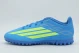 Adidas Performance F50 Club Turf Παιδικά Ποδοσφαιρικά Παπούτσια με Σχάρα Γαλάζια, Κίτρινα