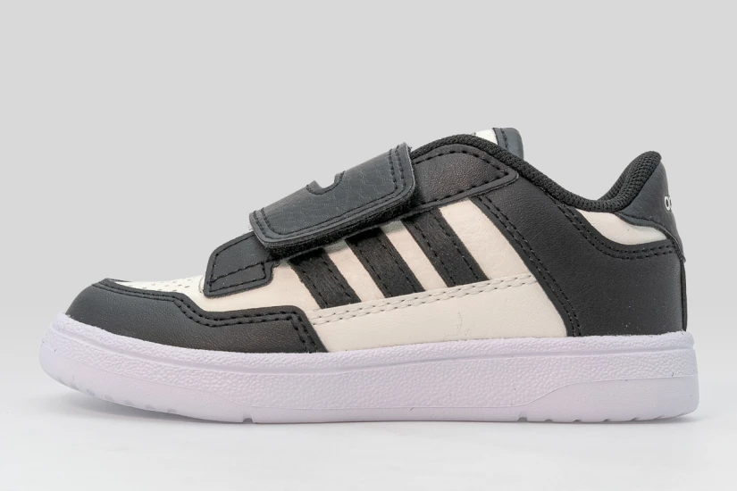 Adidas Rapid Court Βρεφικά Sneakers Μαύρα, Εκρού, Λευκά