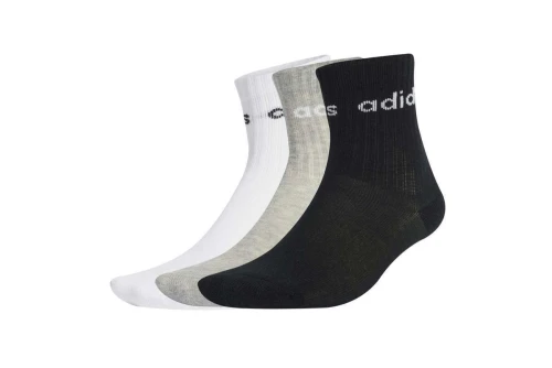 Adidas Performance Linear Kάλτσες Ψηλές 3 Ζευγάρια (JW0327)