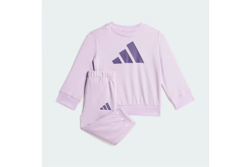Adidas Performance Essentials Βρεφικό - Παιδικό Σετ Μακρυμάνικη Μπλούζα - Παντελόνι Φόρμας 