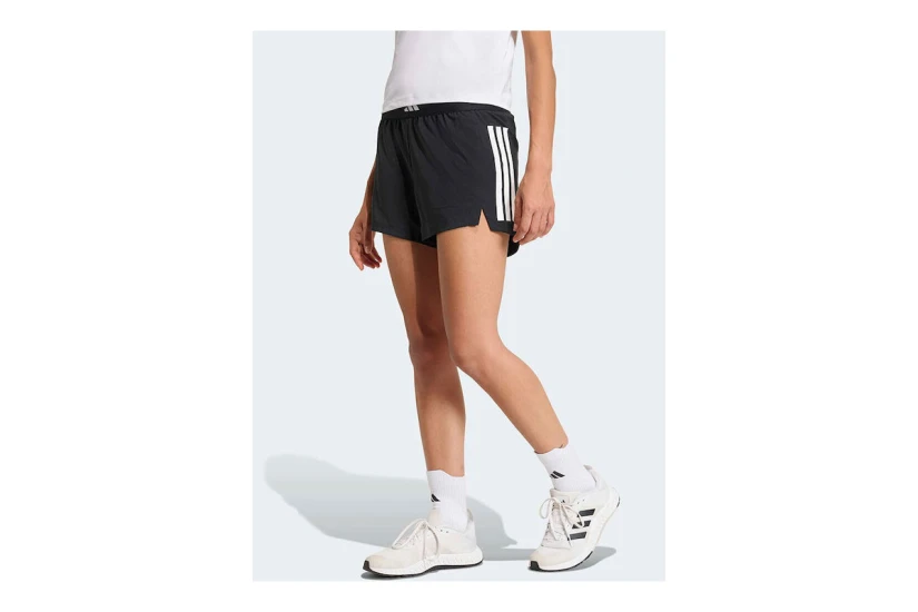 Adidas Performance Hyperglam Woven Γυναικείο Αθλητικό Σορτς Μαύρο, Λευκό