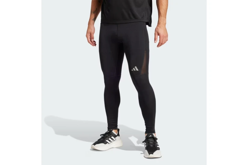 Adidas Performance Run It Ανδρικό Μακρύ Κολάν Μαύρο