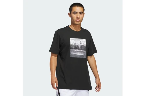 Adidas Performance Hoop Sanctuary Graphic T-Shirt Ανδρικό (JZ7538)