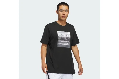 Adidas Performance Hoop Sanctuary Graphic T-Shirt Ανδρικό (JZ7538)
