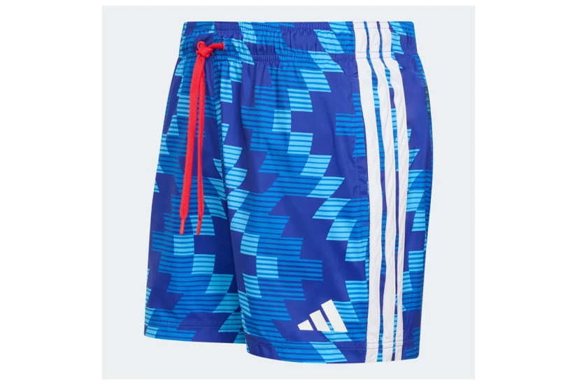 Adidas Performance Soccer Inspired Graphic Ανδρικό Μαγιό Σορτς Μπλε, Λευκό, Γαλάζιο, Κόκκινο
