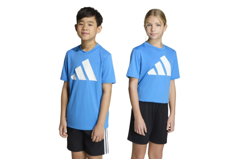 Adidas Performance Training Essentials Big Logo Παιδικό Κοντομάνικο T-Shirt Μπλε, Λευκό