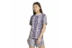 Adidas Performance Seasonal Essentials Leopard Print Γυναικείο Κοντομάνικο T-Shirt Λιλά, Μπλε