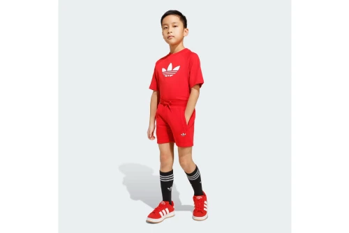 Adidas Originals Trefoil Loose Logo Σετ Με Σορτς Παιδικό (KD5762)