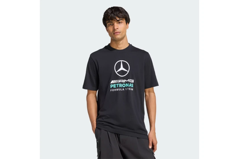 Adidas Performance Mercedes-AMG Petronas F1 DNA Graphic Ανδρικό Κοντομάνικο T-Shirt Μαύρο