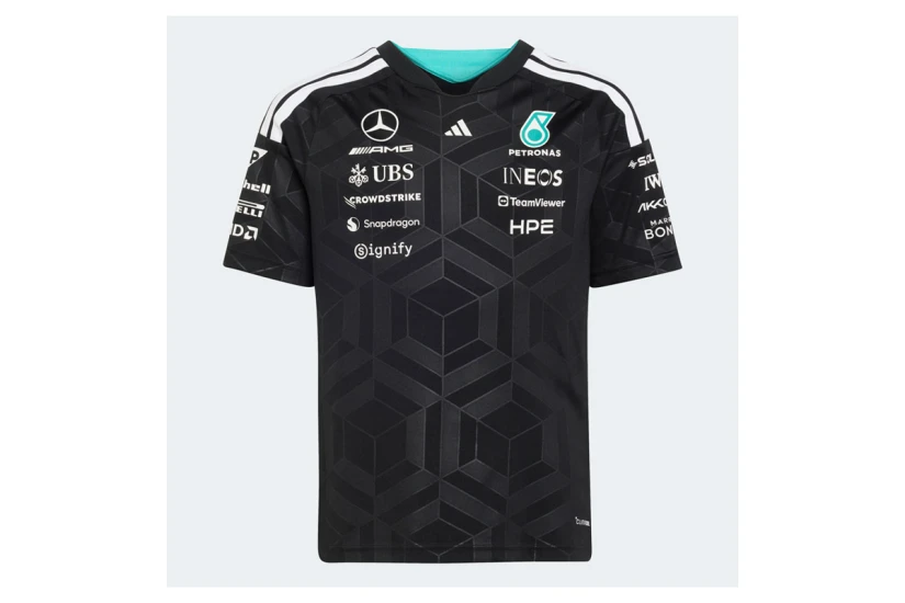 Adidas Performance Mercedes-AMG Petronas F1 Team Driver Παιδικό Κοντομάνικο T-Shirt Μαύρο