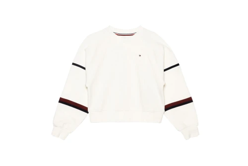 Tommy Jeans Global Stripe Waffle Sweatshirt Μπλούζα Με Λαιμόκοψη (KG0KG07379 YBH)