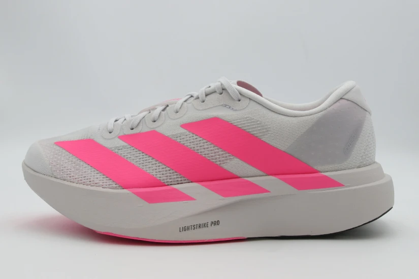 Adidas Performance Adizero EVO SL Αθλητικά Παπούτσια για Τρέξιμο Γκρι Ανοιχτό, Ροζ