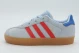 Adidas Originals Gazelle Comfort Closure Elastic Laces Βρεφικά Sneakers Σιέλ, Κόκκινα, Καφέ