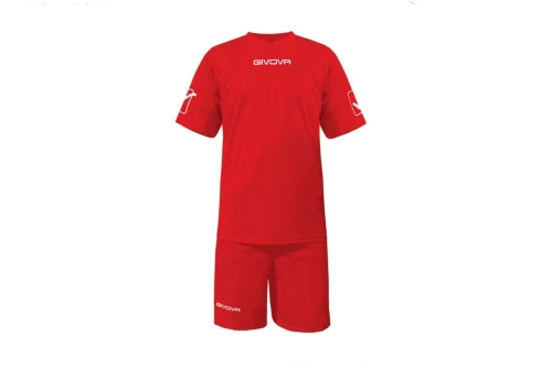 Givova Kit Givova Mc Σετ Αθλητικής Εμφάνισης (KITC48 RED)