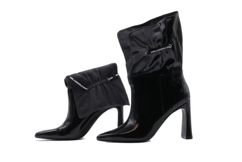 Karl Lagerfeld Panache Fold Down Boots Μποτάκια Μόδας (KL30274 40X)