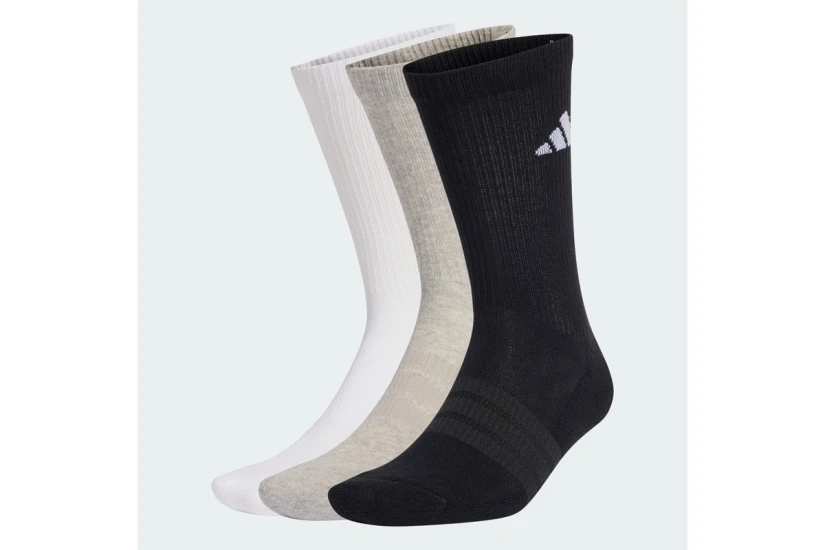 Adidas Performance Cushioned Sportswear Κάλτσες Ψηλές 3 Ζευγάρια (KR7120)