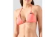 Calvin Klein Monogram Triangle Γυναικείο Μαγιό Bikini Top Κοραλλί