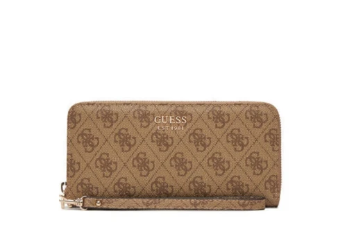 Guess Brenton 4G Logo Maxi Πορτοφόλι (LG9648146 LATTE LOGO)
