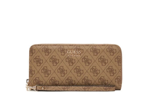 Guess Brenton 4G Logo Maxi Πορτοφόλι (LG9648146 LATTE LOGO)