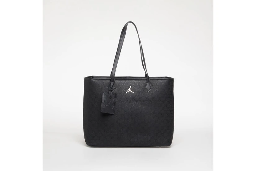 Jordan Monogram Γυναικεία Τσάντα Tote Μαύρη