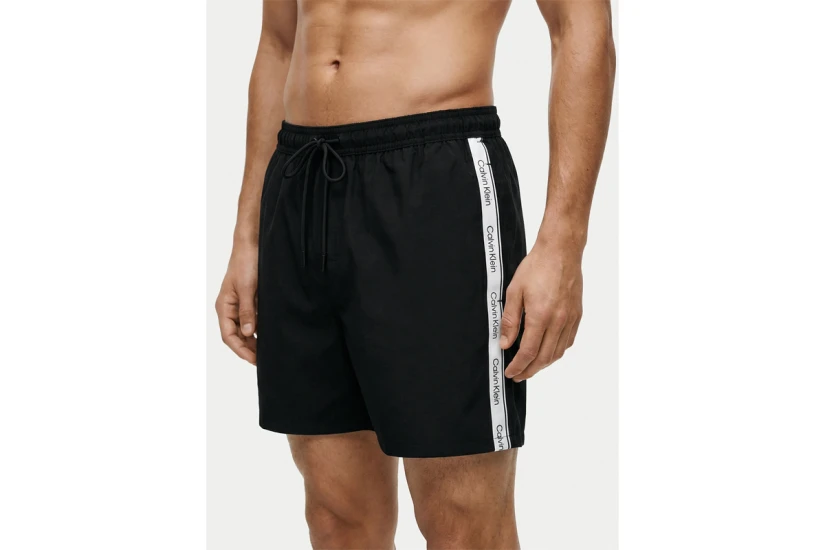 Calvin Klein Core Solid Swim Ανδρικό Μαγιό Σορτς Μαύρο