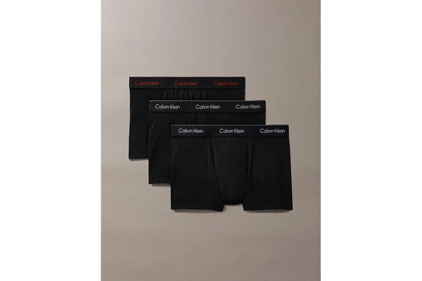 Calvin Klein Relaxed Dart Ανδρικά Εσώρουχα Μπόξερ Μαύρα 3 Τεμάχια